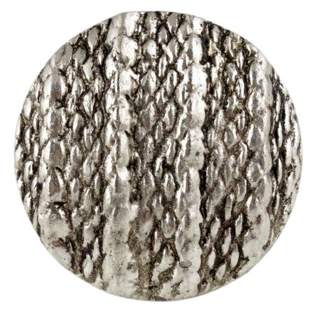 Round Jute Shape Antique Silver Aluminium Dresser Knob